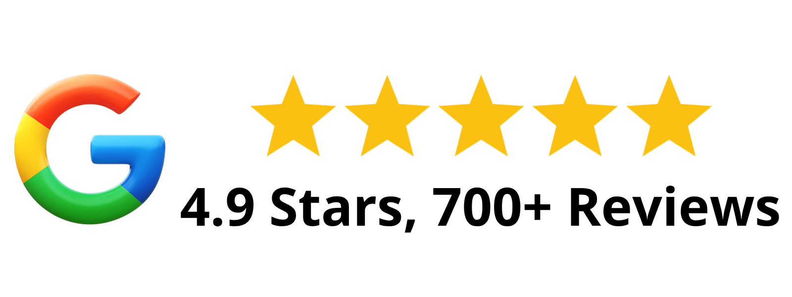 Trash Daddy reviews badge. 4.9 rating out of 700+ 5-star reviews.