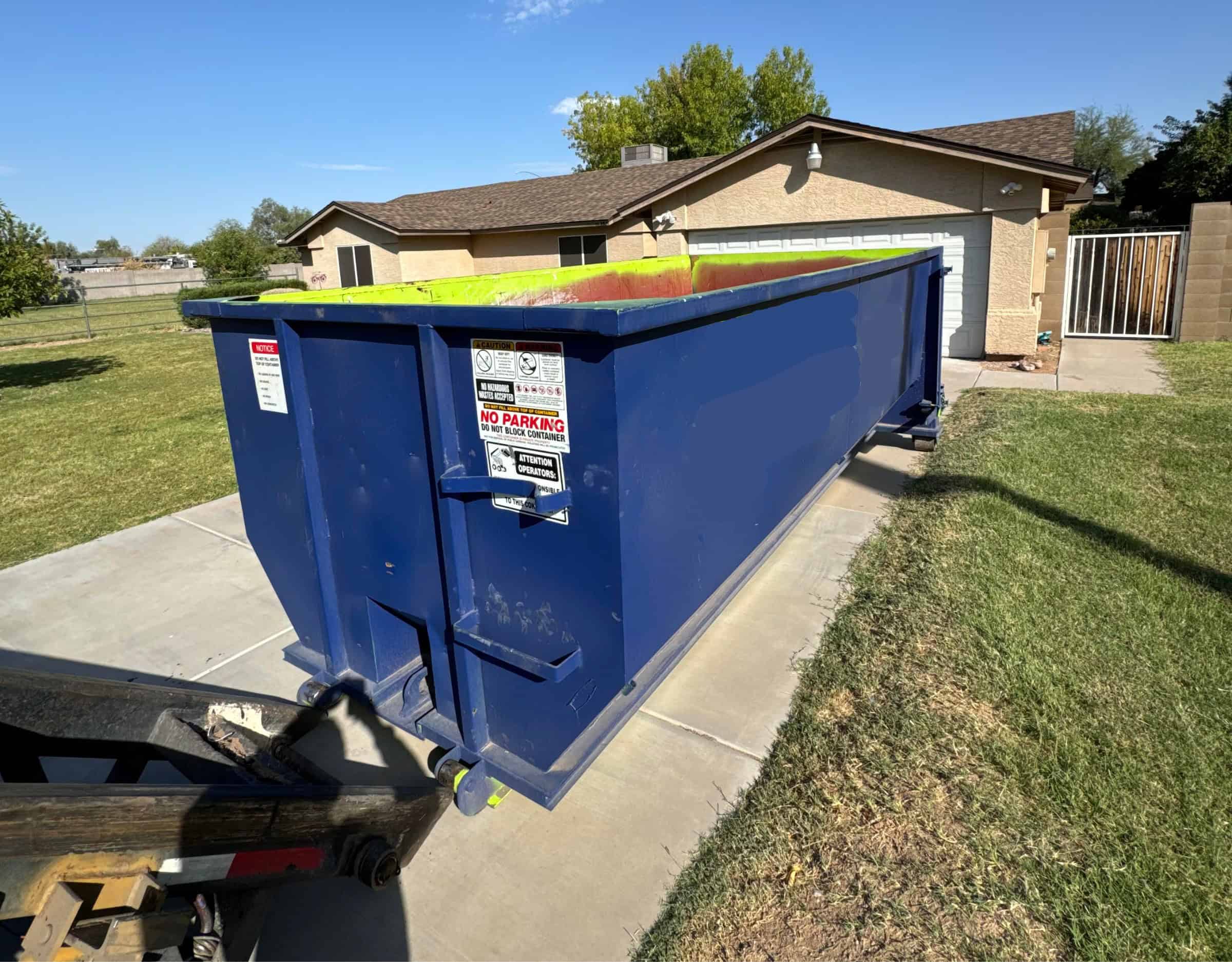 20 yard dumpster rental